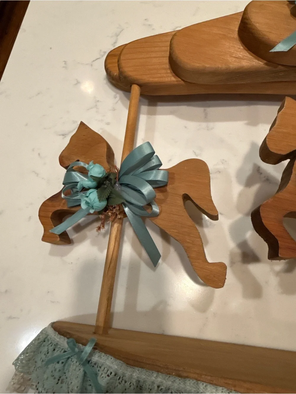 Wooden Horse Carousel Wall Shelf Peg Rack Nursery Decor Handmade  Cottagecore